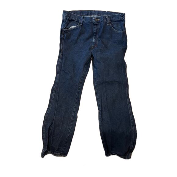 Rustler Blue Straight Leg Jeans Mens 38x34 - Picture 1 of 4